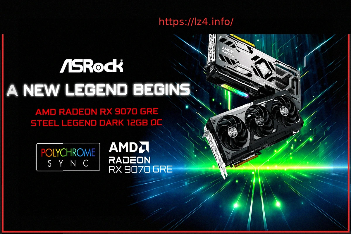 Preview ASRock Unveils Radeon RX 9070 GRE Steel Legend Dark GPU: Price and Specs Revealed