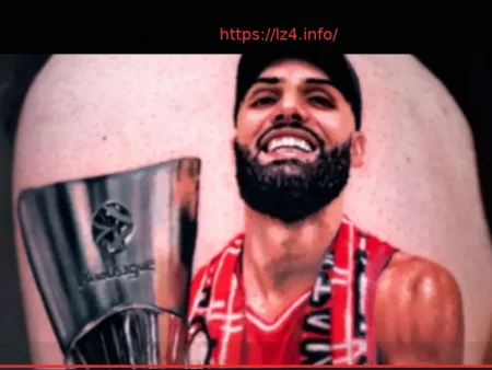 Поклонник Олимпиакоса увековечил победу и MVP Евролиги Эвана Фурнье на теле